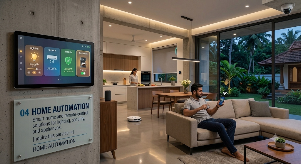 Smart Home Automation and Building Controls Kerala - TechSmart Systems